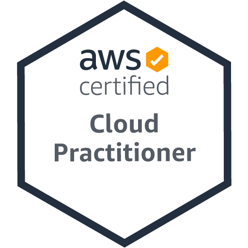 AWS Certified Cloud Practitioner badge